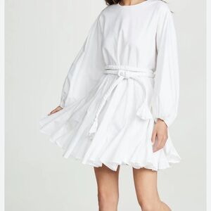 RHODE Ella white tie dress